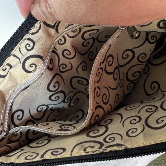 Rhinestone Skull Crossbody Purse Black Faux Leather Studded Goth Punk Biker - Picture 13 of 16